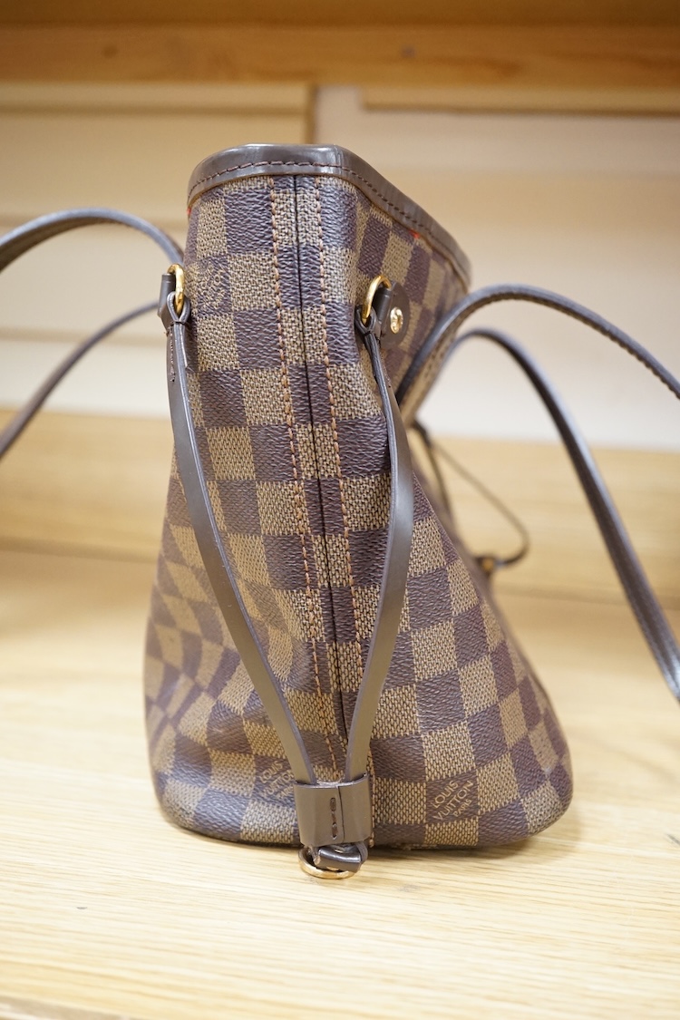 A Louis Vuitton Neverfull small tote bag, with interior pocket, numbered FH0168, 36cm wide